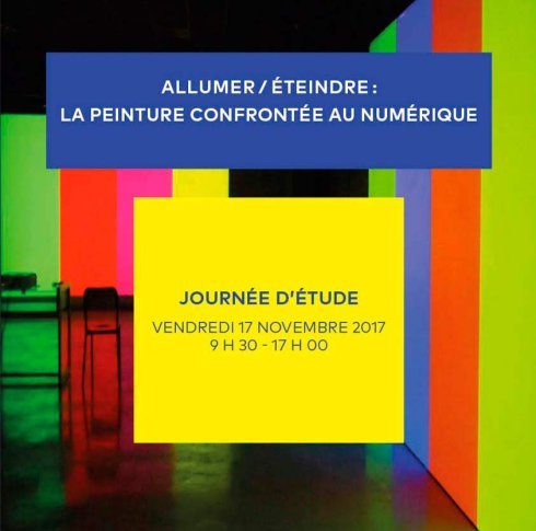 Allumer/éteindre : la peinture confrontée au numérique